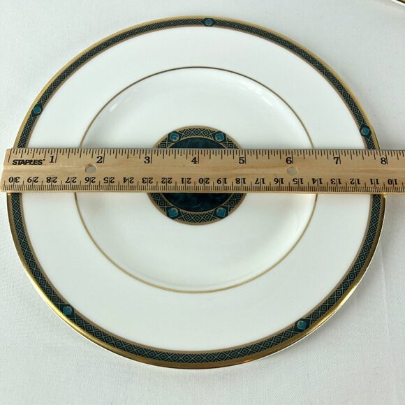 Royal Doulton Biltmore Pattern Saucer & 2 Salad Plates Bone China Made n England - Picture 5 of 8